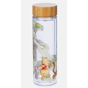 Disney Parks Winnie the Pooh & Pals Double Walled Water
Bottle Bamboo Lid NEW🍯